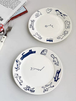 Korean Vintage Ceramic Plate
