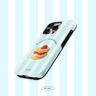 French Patisserie Striped iPhone Case
