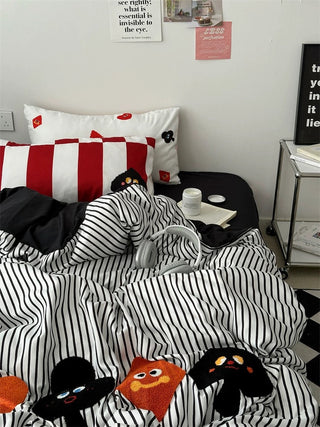 Cartoon Playing Card Bedding Set