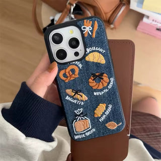 Denim Bread iPhone Case