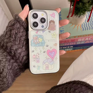 Glossy Teddy Bear iPhone Case