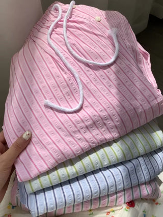Cute Striped Pajama Pants