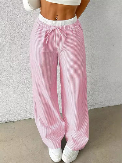 Striped Pink Pants