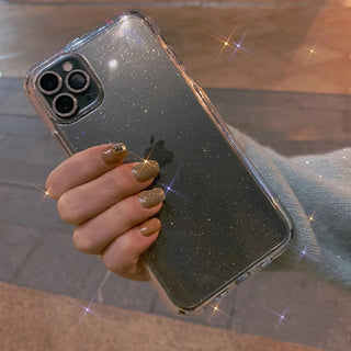 Glittering Transparent iPhone Case