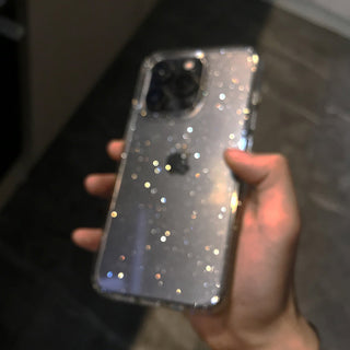 Glittering Transparent iPhone Case