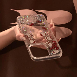 Quicksand Kitty Cat iPhone Case
