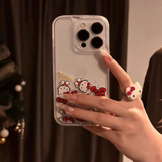 Quicksand Kitty Cat iPhone Case