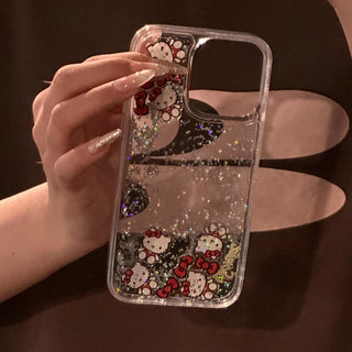 Quicksand Kitty Cat iPhone Case