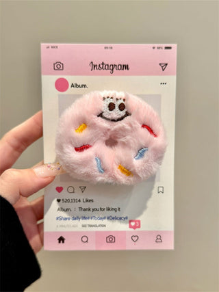 Plush Donut Bracket iPhone Case