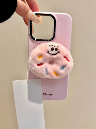 Plush Donut Bracket iPhone Case