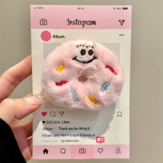 Plush Donut Bracket iPhone Case