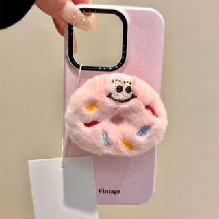 Plush Donut Bracket iPhone Case
