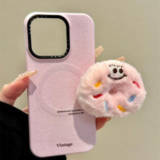 Plush Donut Bracket iPhone Case