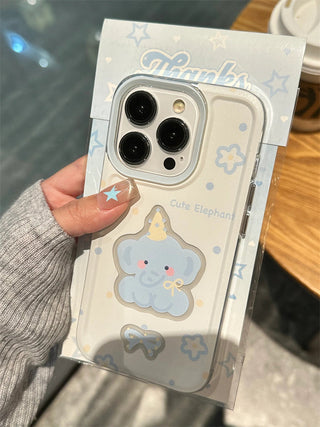 Small Floral MagSafe Puppy iPhone Case