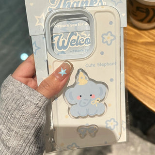 Small Floral MagSafe Puppy iPhone Case