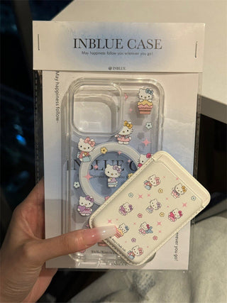 Hello Kitty Magnetic Card Holder iPhone Case