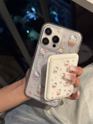 Hello Kitty Magnetic Card Holder iPhone Case