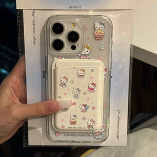 Hello Kitty Magnetic Card Holder iPhone Case
