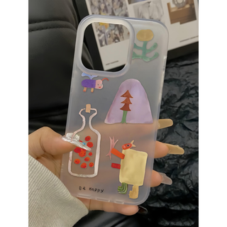 Small Floral MagSafe Puppy iPhone Case