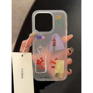Small Floral MagSafe Puppy iPhone Case