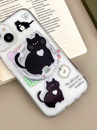 Small Floral MagSafe Puppy iPhone Case