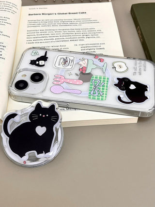 Small Floral MagSafe Puppy iPhone Case