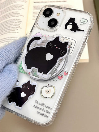 Small Floral MagSafe Puppy iPhone Case