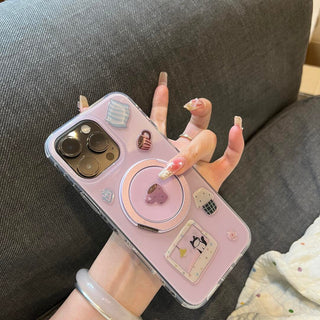 Taro Purple Coffee Cup iPhone Case