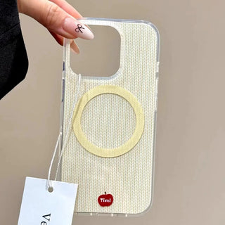 Small Floral MagSafe Puppy iPhone Case