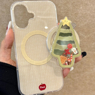 Small Floral MagSafe Puppy iPhone Case