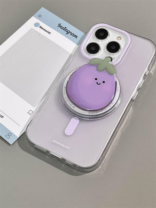 Small Floral MagSafe Puppy iPhone Case