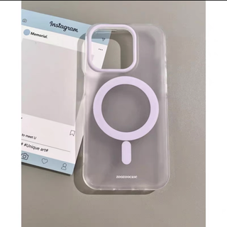 Small Floral MagSafe Puppy iPhone Case