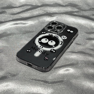Small Floral MagSafe Puppy iPhone Case