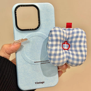 Small Floral MagSafe Puppy iPhone Case