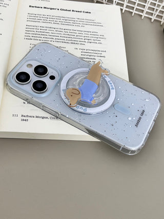 Splash Ink Sausage Dog iPhone Case