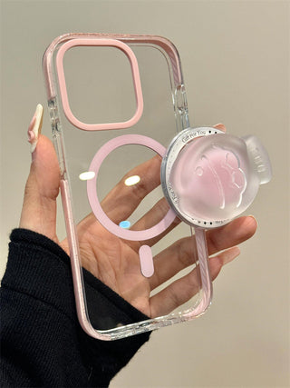 Cherry Blossopink Crystal Sandwich iPhone Case
