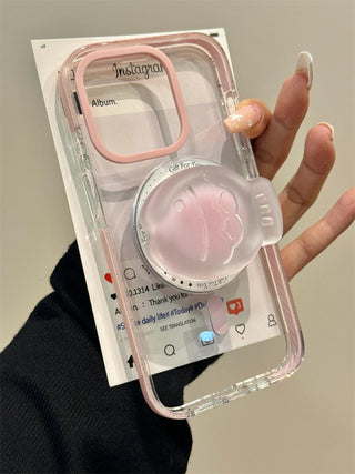 Cherry Blossopink Crystal Sandwich iPhone Case