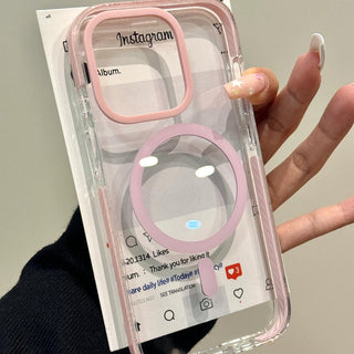 Cherry Blossopink Crystal Sandwich iPhone Case