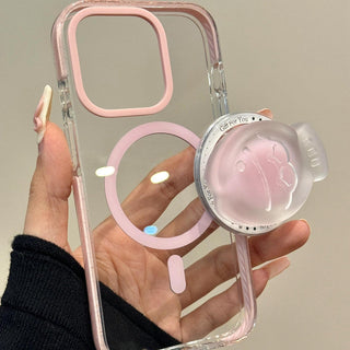 Cherry Blossopink Crystal Sandwich iPhone Case