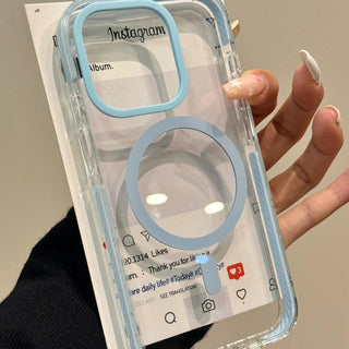 Baby Blue Crystal Sandwich iPhone Case