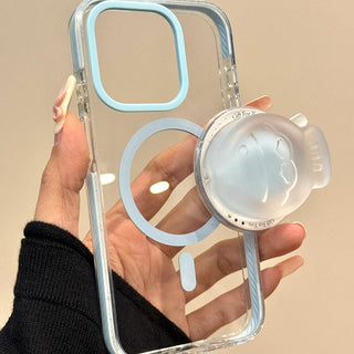 Baby Blue Crystal Sandwich iPhone Case