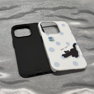 Cartoon Cat iPhone Case