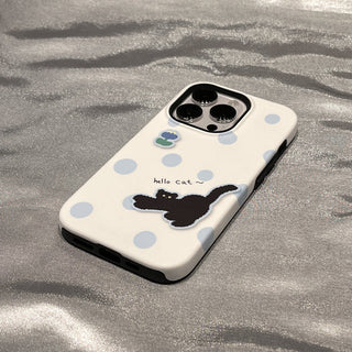 Cartoon Cat iPhone Case