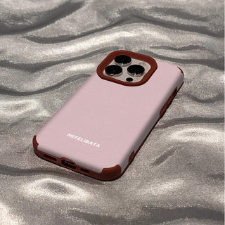 Solid Color Letters iPhone Case