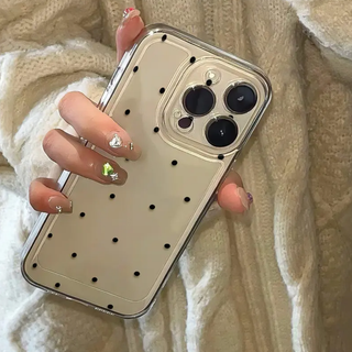 Black Polka Dot iPhone Case