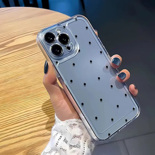 Black Polka Dot iPhone Case