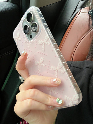 Pink Bow Chain iPhone Case