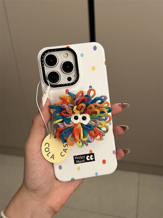 Colorful Plush Monster iPhone Case