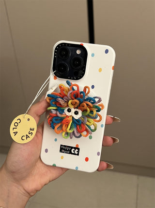 Colorful Plush Monster iPhone Case