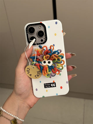 Colorful Plush Monster iPhone Case